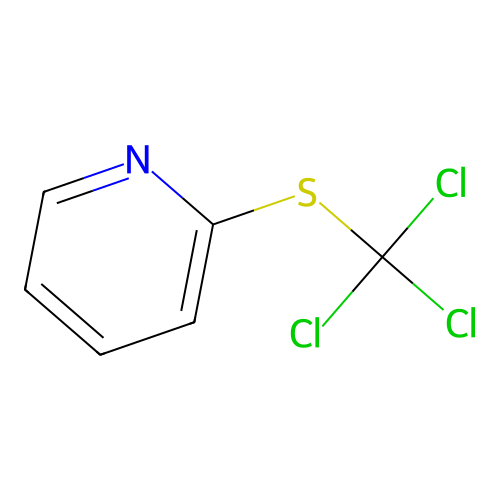 2-(Trichloromethylsulfanyl)pyridine structure