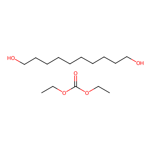 Diethyl carbonate--decane-1,10-diol (1/1) structure