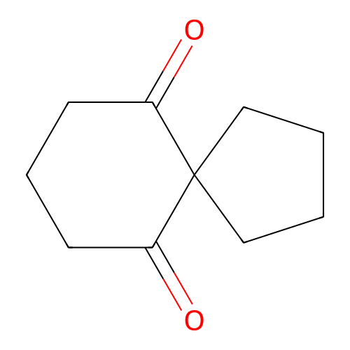 Spiro[4.5]decane-6,10-dione structure