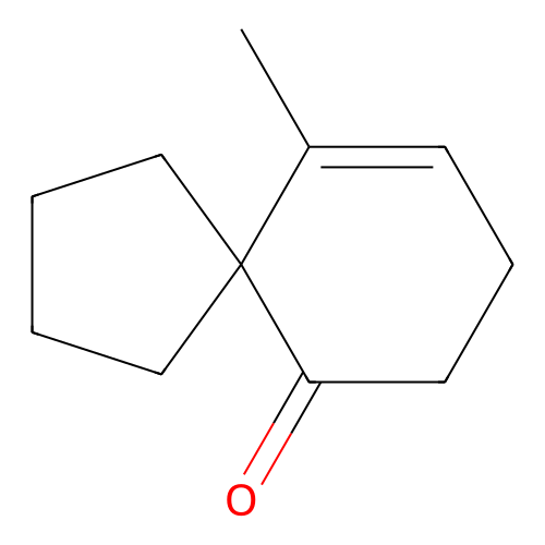 10-Methylspiro[4.5]dec-9-en-6-one structure