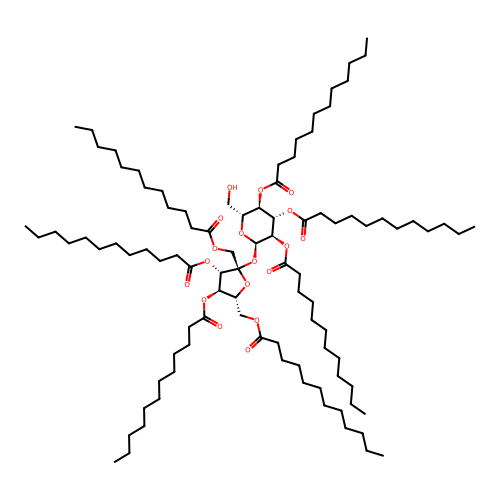 Sucrose heptalaurate structure