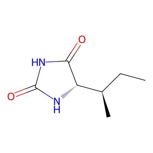 (5S)-5-[(2R)-butan-2-yl]imidazolidine-2,4-dione structure