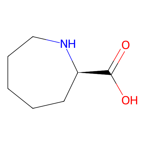 (2R)-azepane-2-carboxylic acid structure