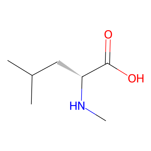 N-Methylleucine, D- structure