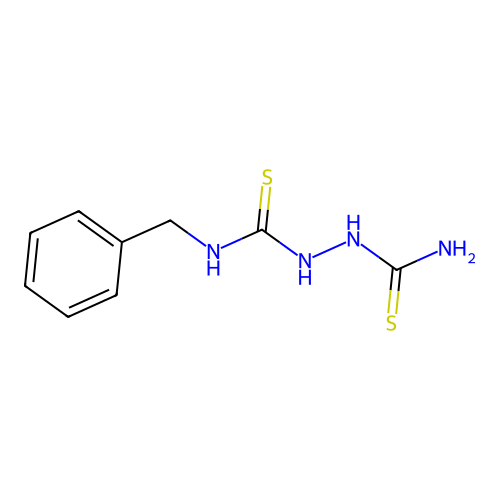 N-benzylhydrazine-1,2-dicarbothioamide structure