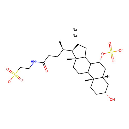 Taurochenodeoxycholate-7-sulfate structure