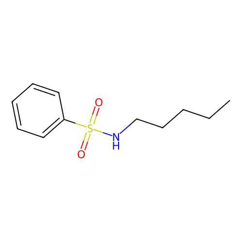 Pentyl(phenylsulfonyl)amine structure
