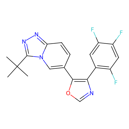 triazolopyridine oxazole inhibitor 75 structure