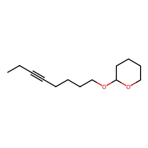 2H-Pyran, tetrahydro-2-(5-octynyloxy)- structure