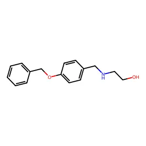 2-{[4-(Benzyloxy)benzyl]amino}ethanol structure