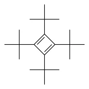 1,2,3,4-Tetrakis(1,1-dimethylethyl)-1,3-cyclobutadiene structure