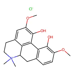 氯化木兰花碱 structure