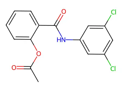 2-[(3,5-Dichlorophenyl)carbamoyl]phenyl acetate structure