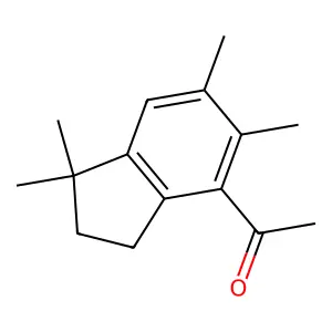 1-(2,3-Dihydro-1,1,5,6-tetramethyl-1H-inden-4-yl)ethan-1-one structure