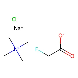 Ammonium, tetramethyl-, chloride with sodium fluoroacetate structure