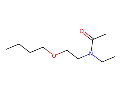 Acetamide, N-(2-butoxyethyl)-N-ethyl- structure