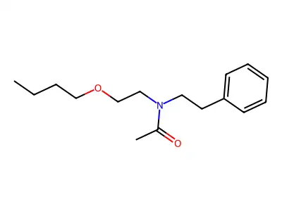 Acetamide, N-(2-butoxyethyl)-N-phenethyl- structure