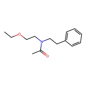 N-(2-乙氧乙基)-N-苯乙基乙酰胺 structure