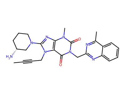 利拉利汀 structure