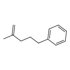 Benzene, (4-methyl-4-pentenyl)- structure