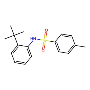 N-(2-tert-Butylphenyl)-4-methylbenzenesulfonamide structure