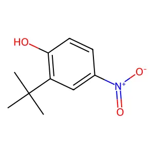 2-Tert-butyl-4-nitrophenol structure