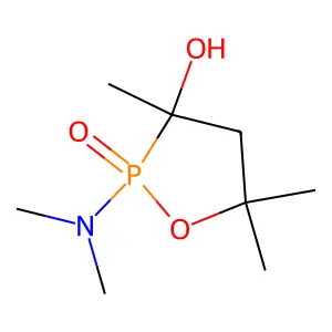 2-(Dimethylamino)-3-hydroxy-3,5,5-trimethyl-1,2lambda~5~-oxaphospholan-2-one structure