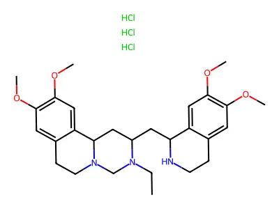 (+-)-Aza-3-emetine, 3HCl, 1.5H20 [French] structure