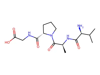 Val-Ala-Pro-Gly acetate salt structure