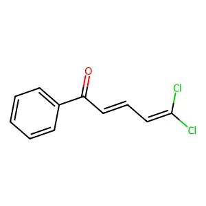 5,5-Dichloro-1-phenyl-2,4-pentadien-1-one structure