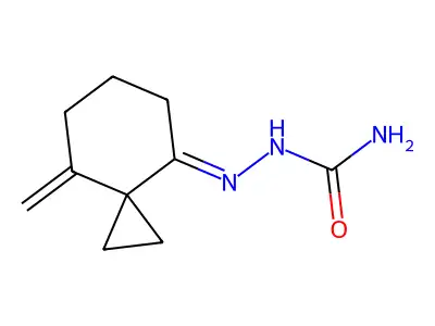 [(4-Methylidenespiro[2.5]octan-8-ylidene)amino]urea structure