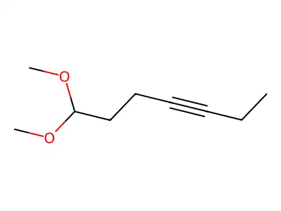 7,7-Dimethoxyhept-3-yne structure