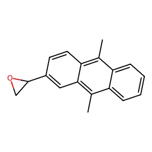 Oxirane, (9,10-dimethyl-2-anthracenyl)- structure