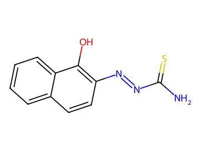 1,2-Naphthoquinone thiosemicarbazone structure