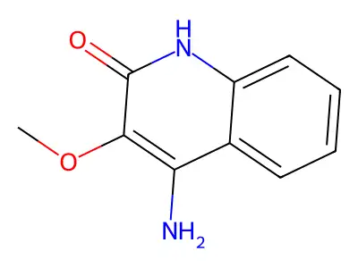 4-Amino-3-methoxyquinolin-2-ol structure