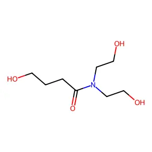 Butanamide, 4-hydroxy-N,N-bis(2-hydroxyethyl)- structure