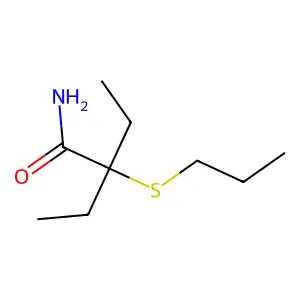 2-乙基-2-丙硫基丁酰胺 structure