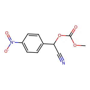 [Cyano-(4-nitrophenyl)methyl] methyl carbonate structure