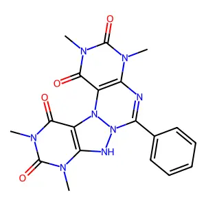 2,4,9,11-tetramethyl-6-phenyl-4H,8H,9H-pyrimido[4,5-e]pyrimi structure