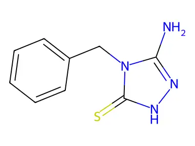 5-Amino-4-benzyl-2,4-dihydro-3H-1,2,4-triazole-3-thione structure