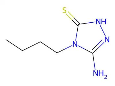 4-Butyl-5-imino-1,2,4-triazolidine-3-thione structure