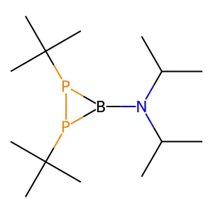 3-Diphosphaborinamine, 1,2-bis(1,1-dimethylethyl)-N,N-bis(1-methylethyl)- structure