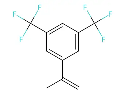 1-Isopropenyl-3,5-di(trifluoromethyl)benzene structure