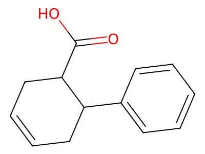 6-Phenylcyclohex-3-ene-1-carboxylic acid structure