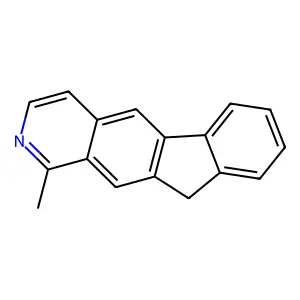 1-methyl-10H-indeno[1,2-g]isoquinoline structure
