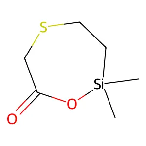 2,2-Dimethyl-1,5,2-oxathiasilepan-7-one structure