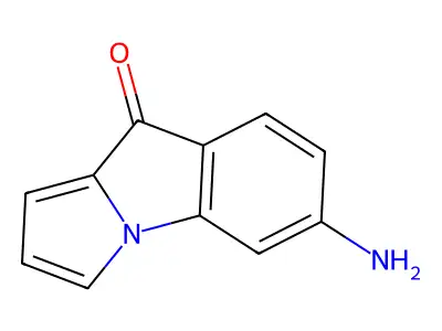 9H-Pyrrolo(1,2-a)indol-9-one, 6-amino- structure