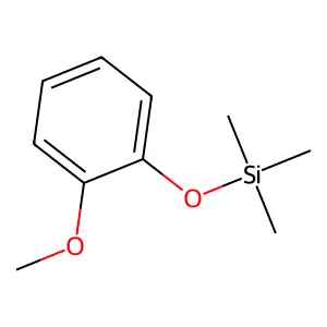 2-Methoxyphenol trimethylsilyl ether structure