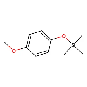 Silane, (4-methoxyphenoxy)trimethyl- structure