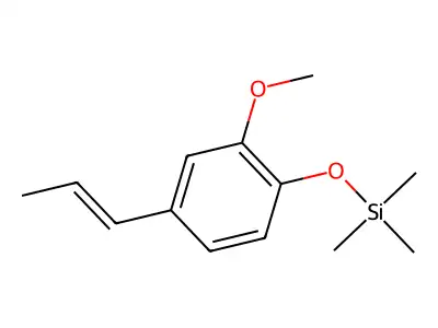 (2-Methoxy-4-prop-1-enylphenoxy)-trimethylsilane structure